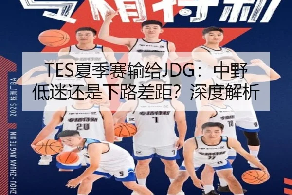 TES夏季赛输给JDG：中野低迷还是下路差距？深度解析